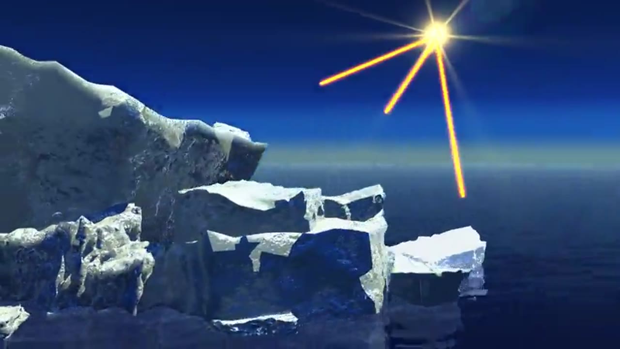 Ice Albedo: Bright White Reflects Light