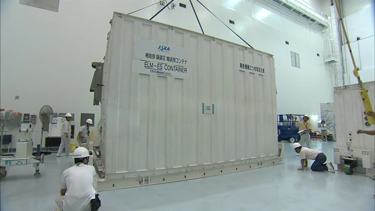 Kibo Elements Arrive at NASA's Kennedy Space Center for Processing