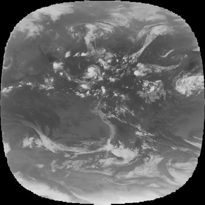 GOES-12 Imagery of Hurricane Katrina: Longwave Infrared Progression (WMS)
