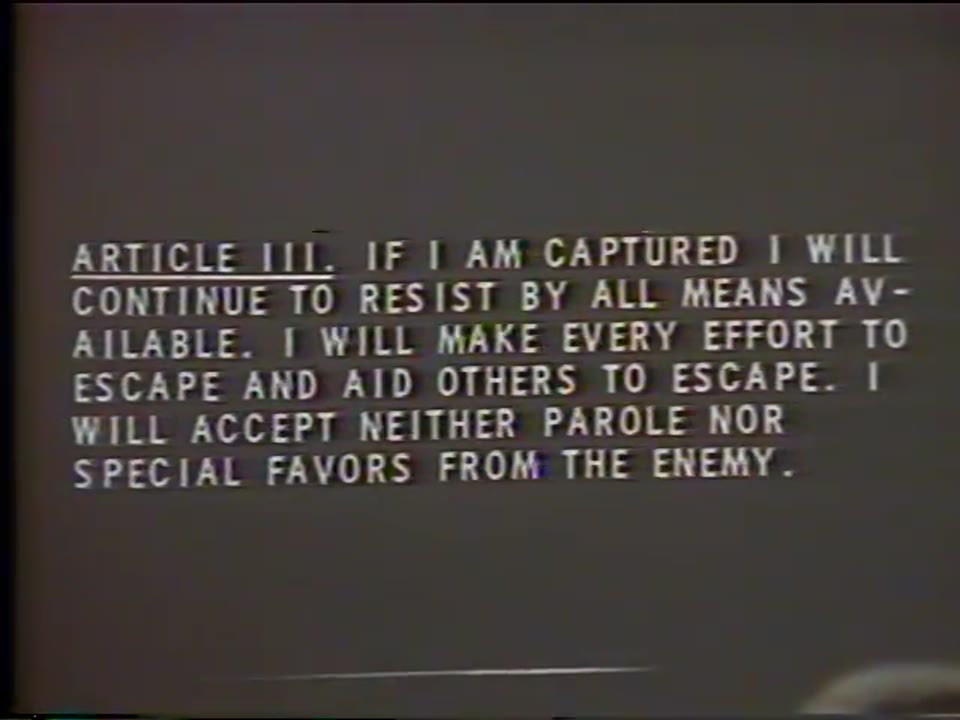 Survival Evasion Resistance And Escape B