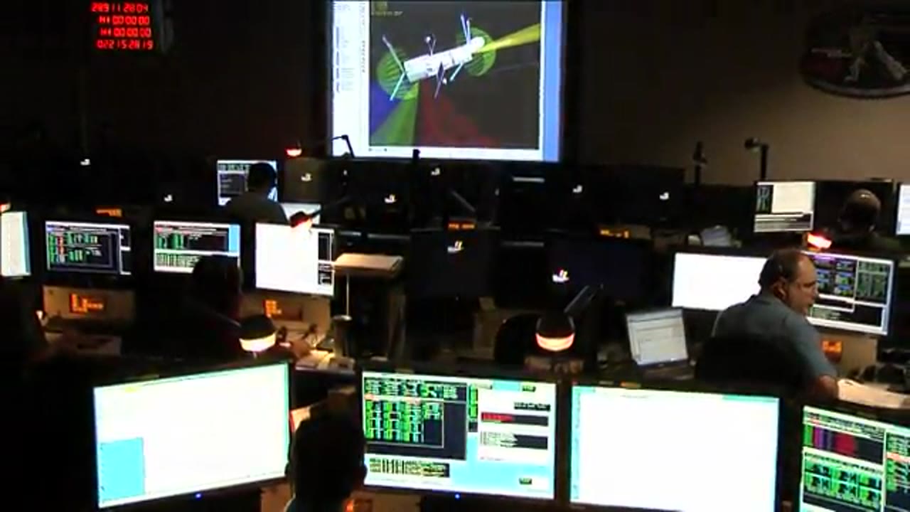 HST Space Telescope Operations Control Center B-roll