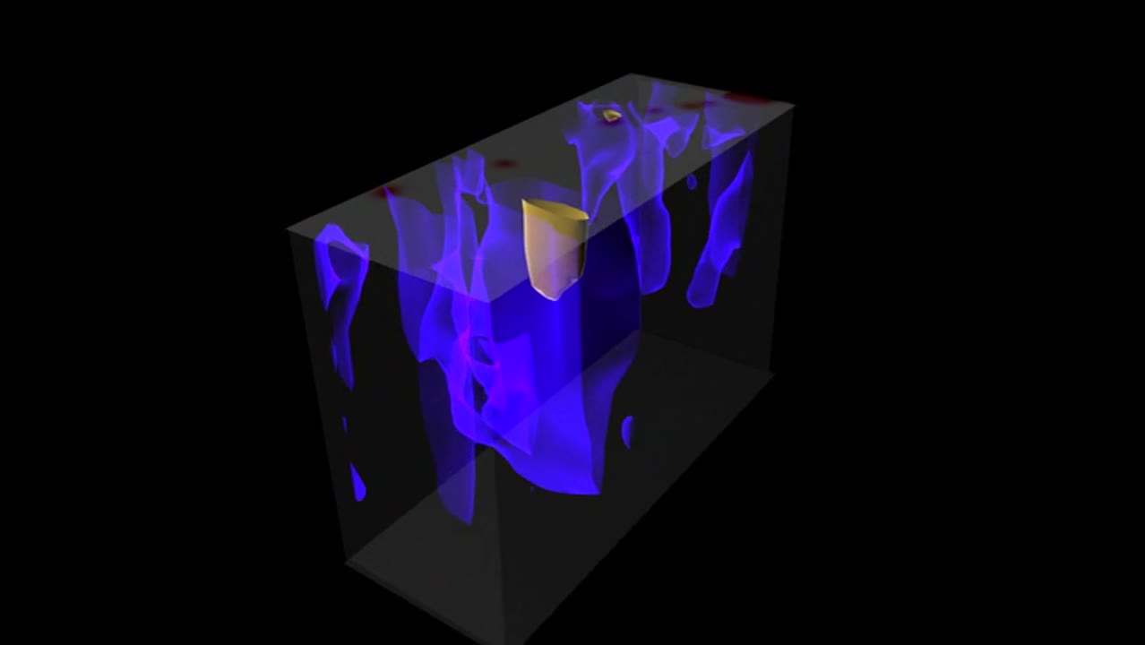 Volumetric Visualization of the Convection-generated Stresses in Earth