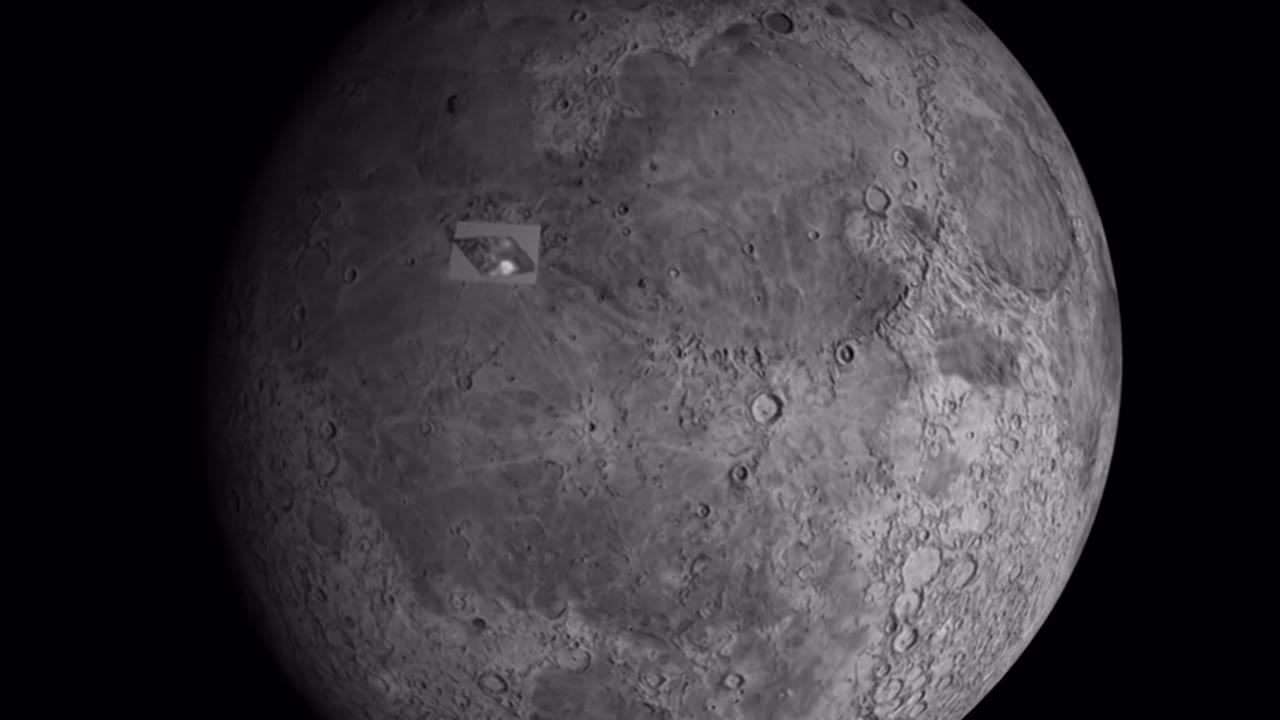 Hubble Space Telescope Looks at the Moon to Prospect for Resources (Aristarchus Crater - gray)