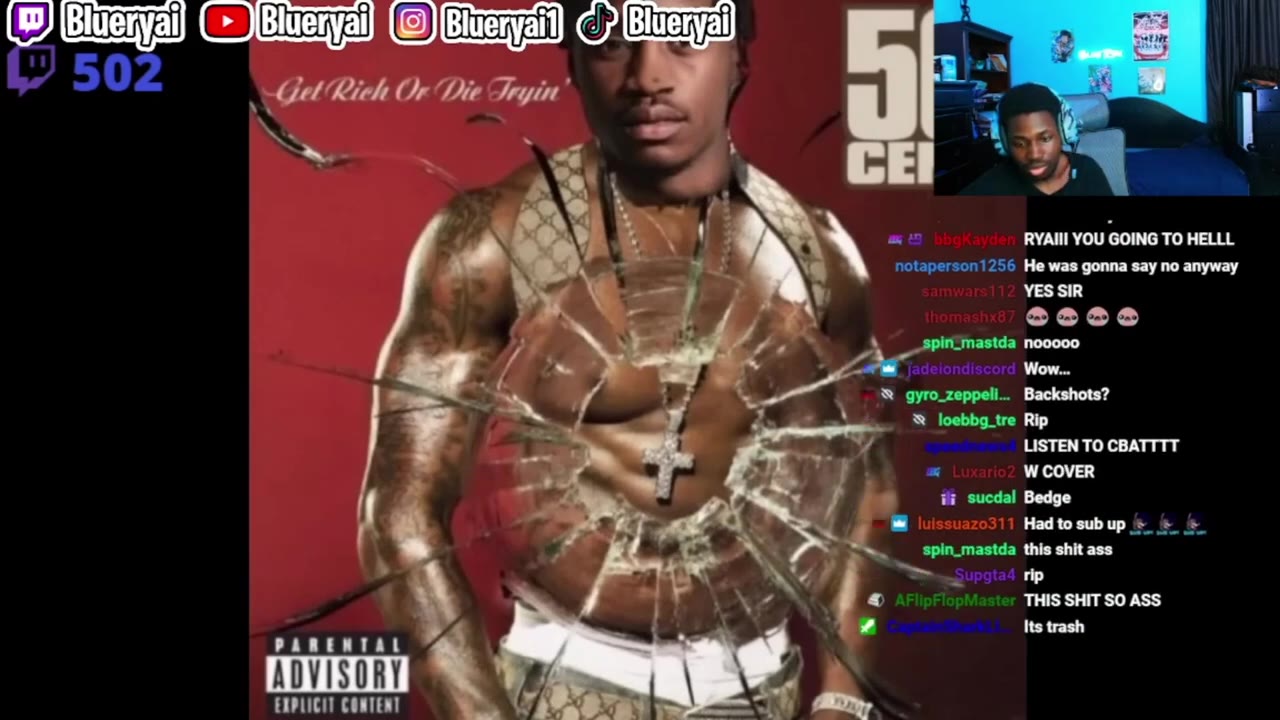 Blueryai Reacts To Lil Tjay FACESHOT