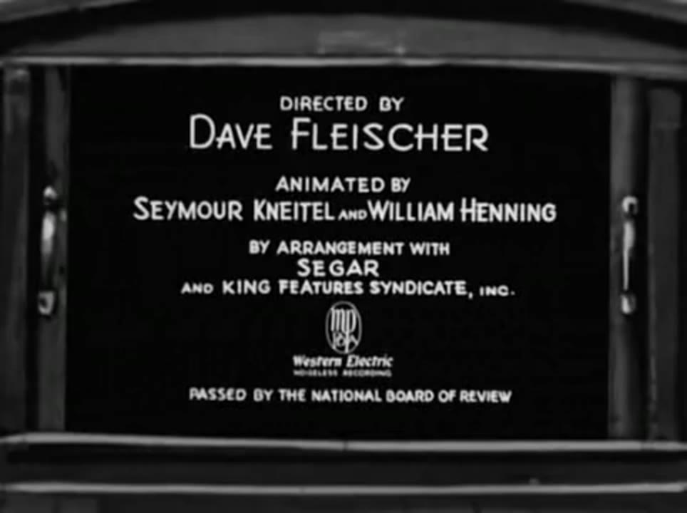 I Yam What I Yam (1933)