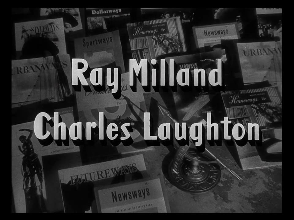 The Big Clock 1948 ★★★★ CC: Film-Noir/Thriller [1:35:25]