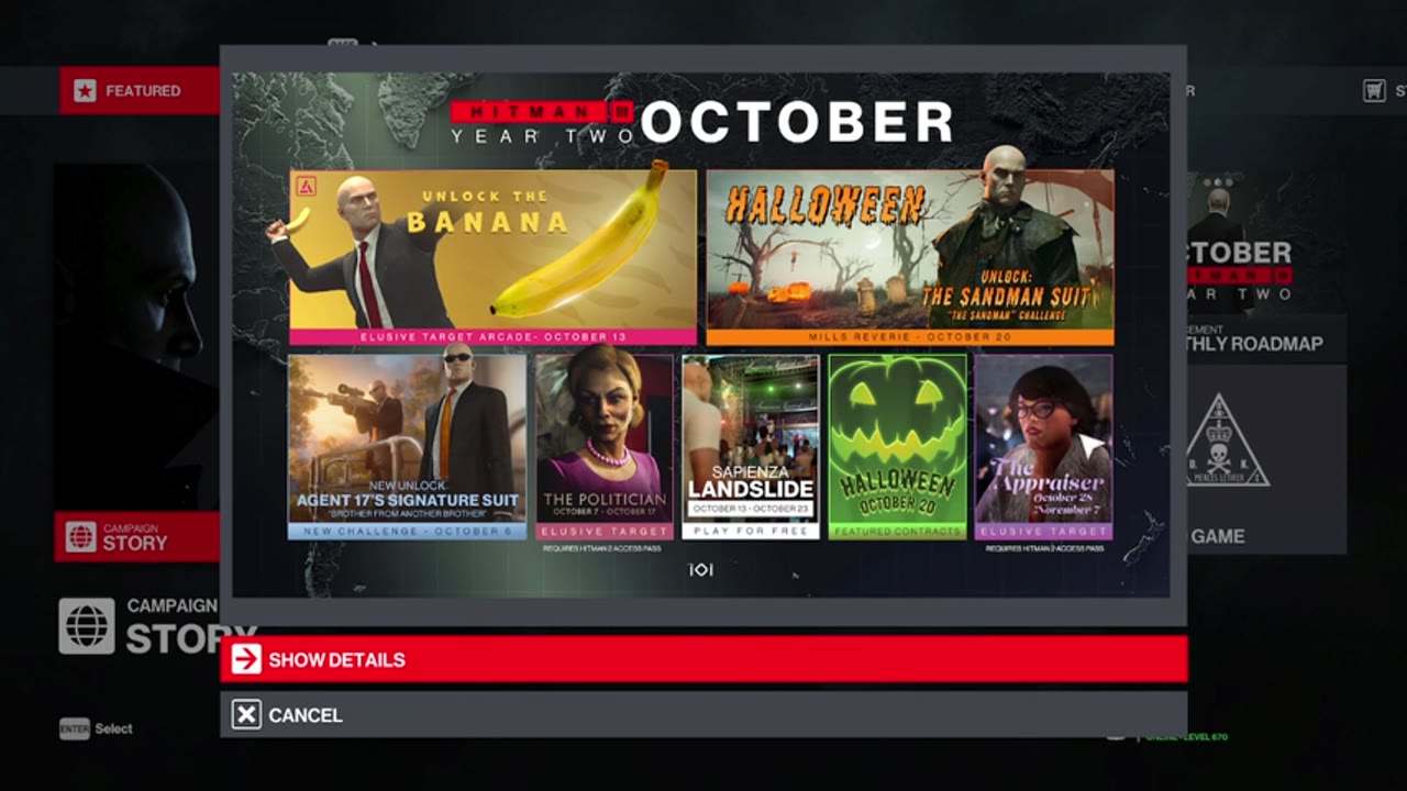 [2022-10-15] HITMAN 3 (PC): Elusive Target - The Politician