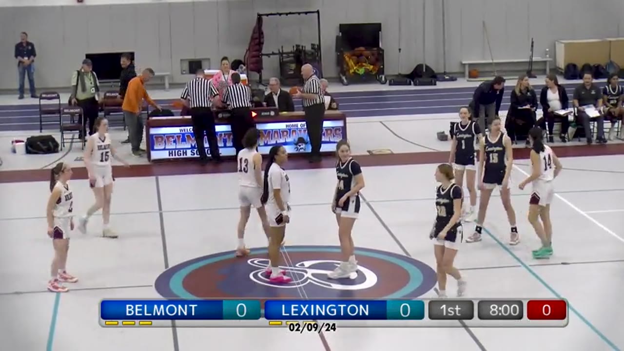 Belmont HS Girls Varsity Basketball: Marauders vs Lexington Minutemen, 02/09/24