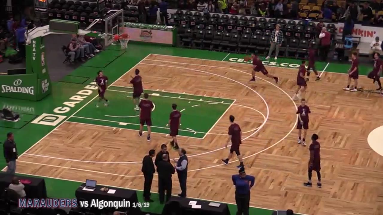 BHS Varsity Boys Basketball: Marauders vs Algonquin 01/06/19