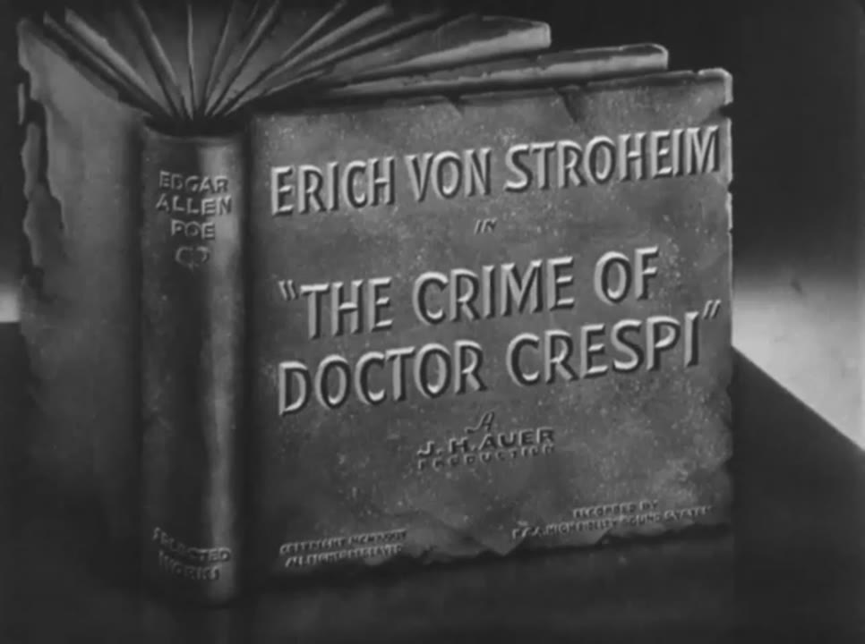 The Crime of Doctor Crespi (1935)