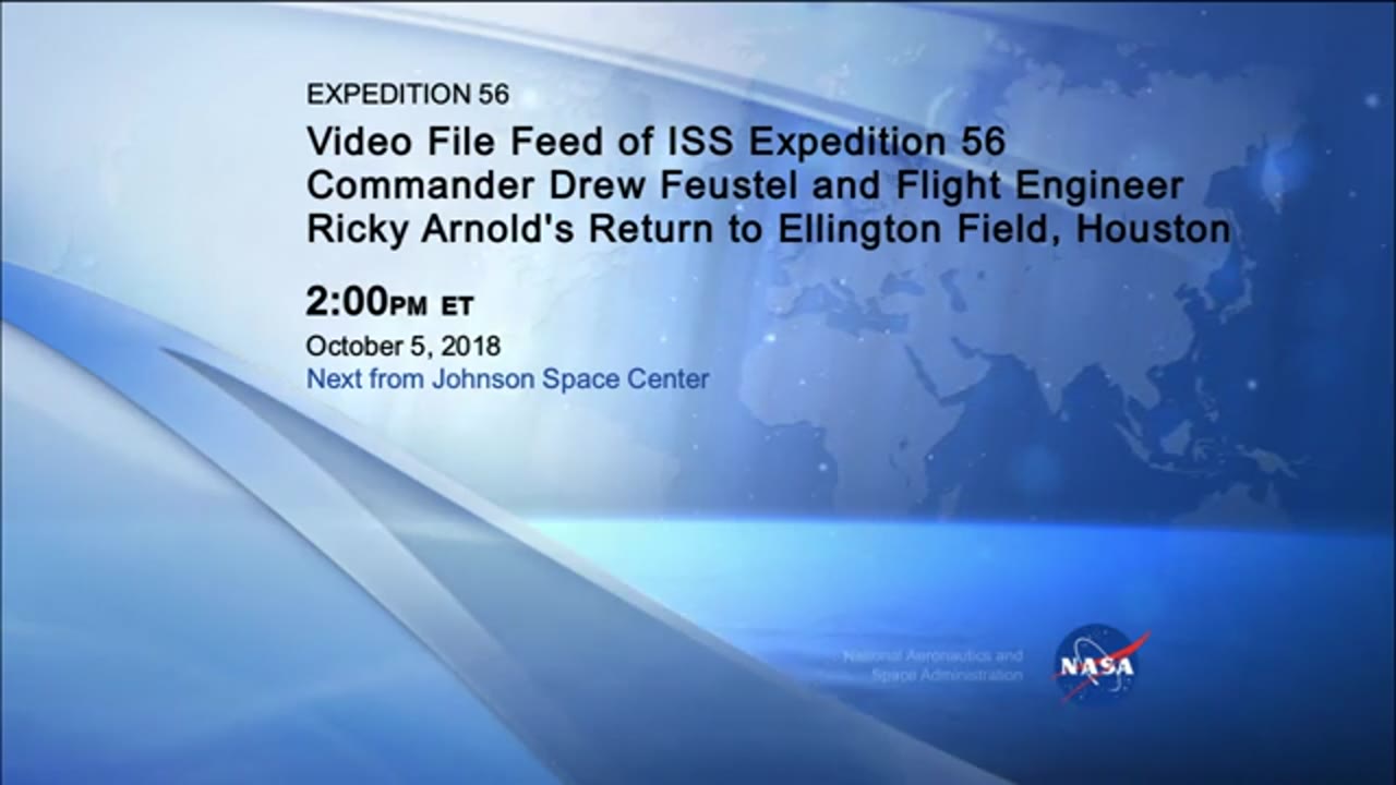 E56_VideoFile_Feustel_and_Arnold_return_to_Ellington_Houston_10-05-18_710094.mxf