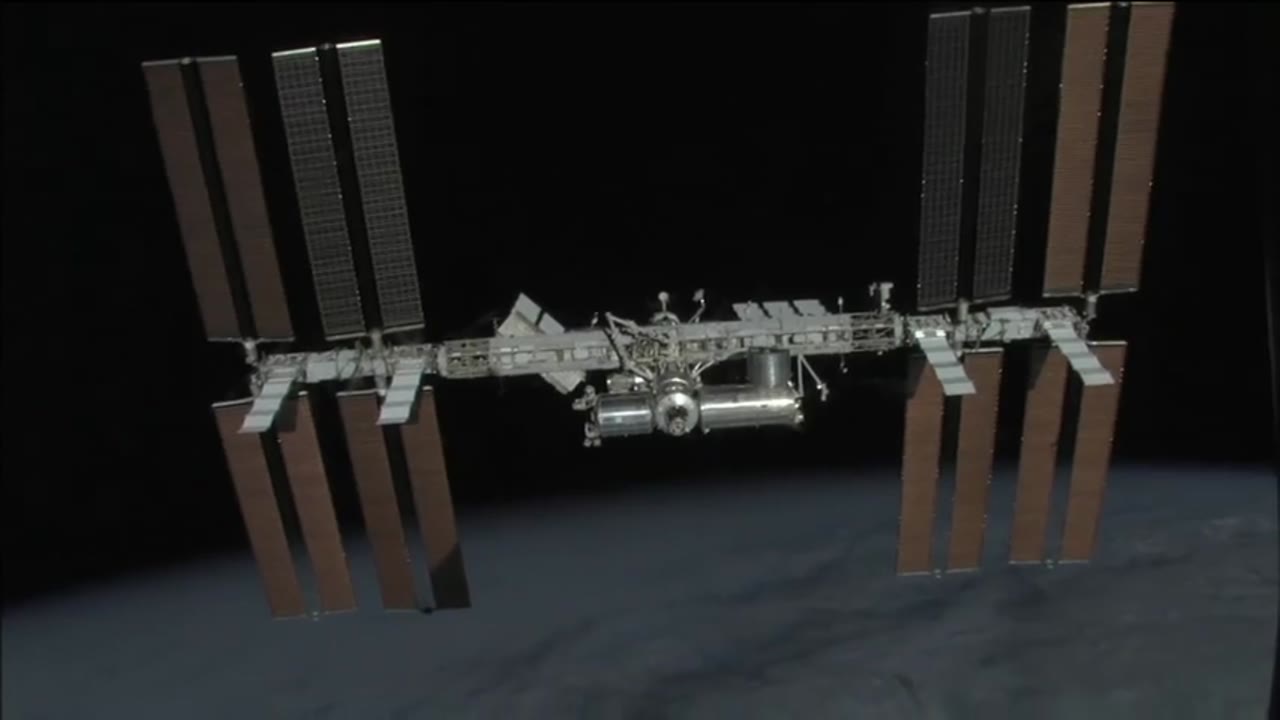 Discovery Flyaround of International Space Station