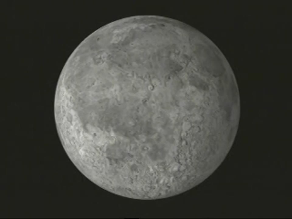 True Color Moon using USGS Airbrush Texture