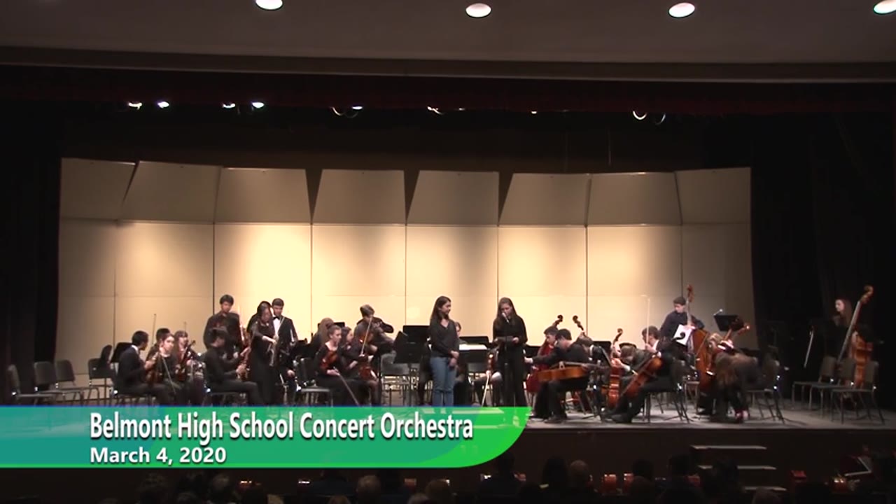 Belmont High School Orchestra Concert 03/04/20