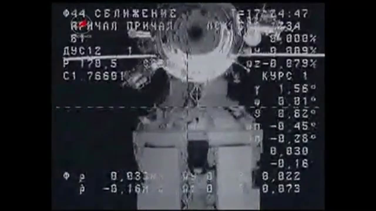 Cargo Ship Docks to ISS