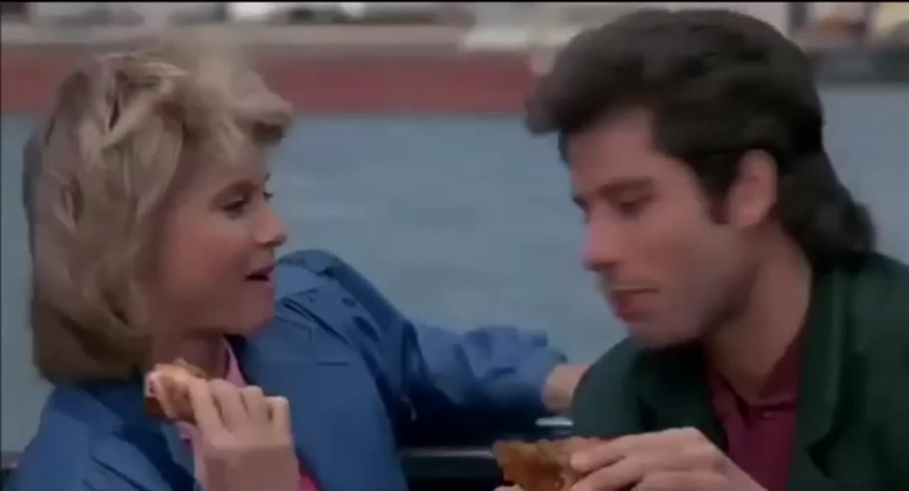 Two Of A Kind Twist Of Fate Scene Olivia Newton-John And John Travolta