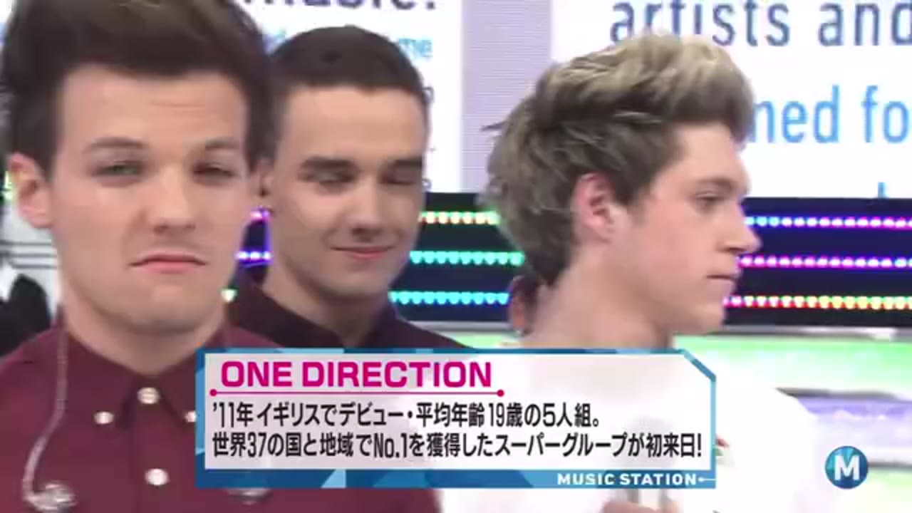 One Direction's First Japanese Music Show Stage Talk + Live