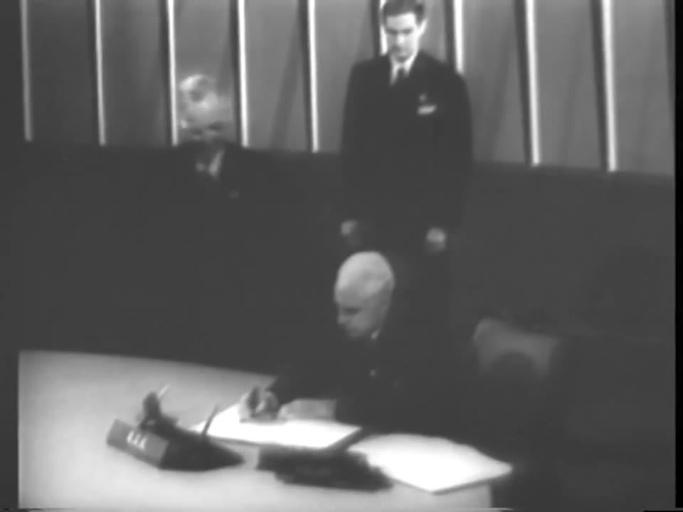 San Francisco Parley Ends, 1945/06/28