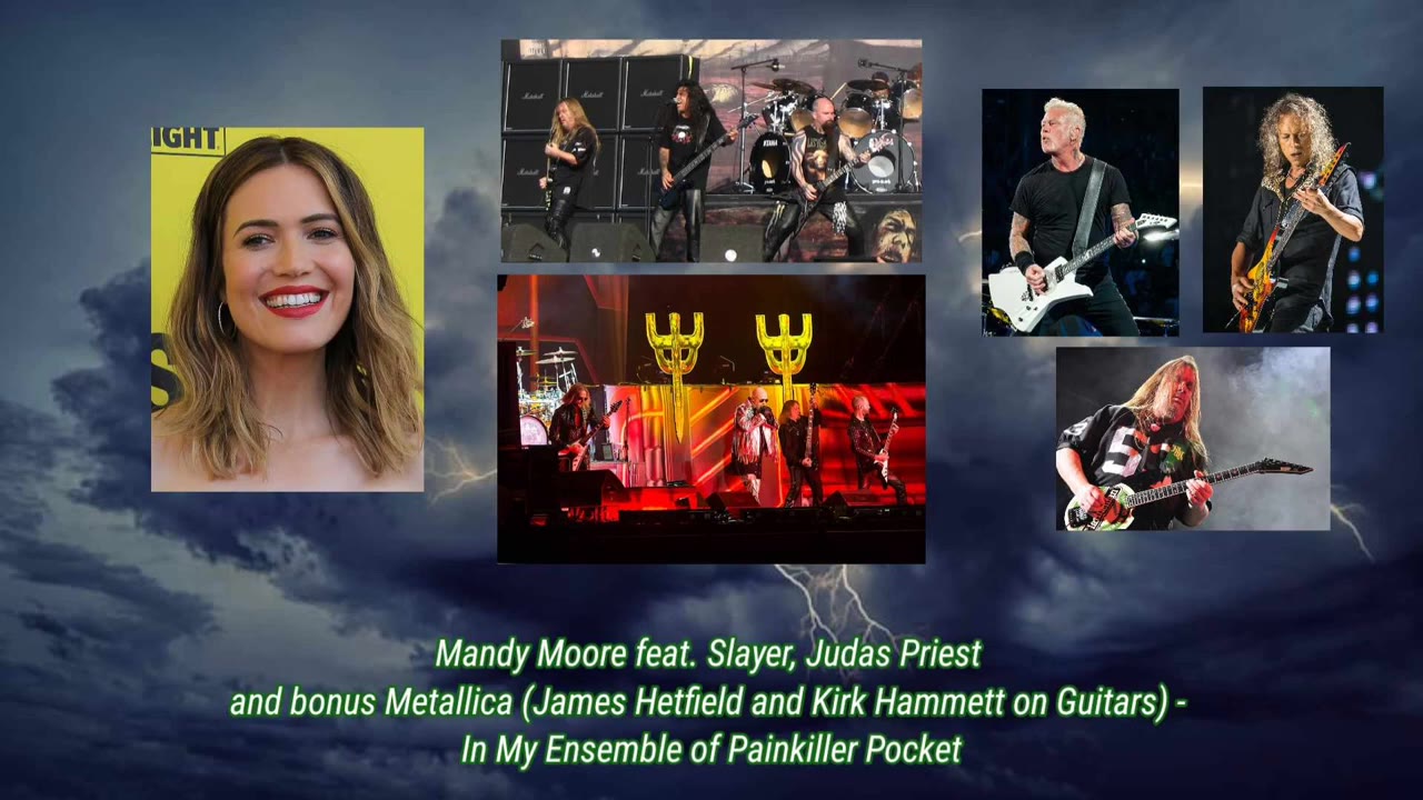 Mandy Moore feat. Slayer, Judas Priest with Metallica - In My Ensemble of Painkiller Pocket