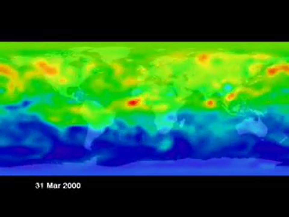 First Global Carbon Monoxide (Air Pollution) Measurements