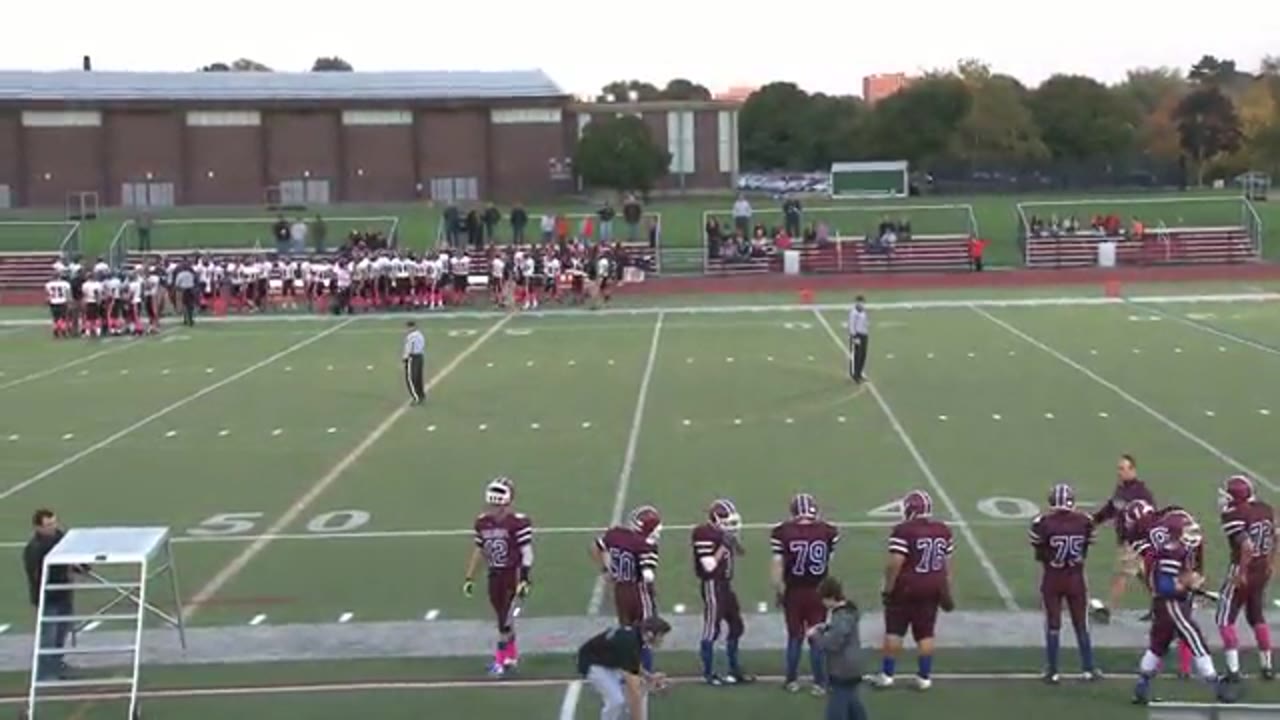 BHS Sports TV presents: Varsity Boys Football - Belmont Marauders vs Woburn Tanners 10/11/2013