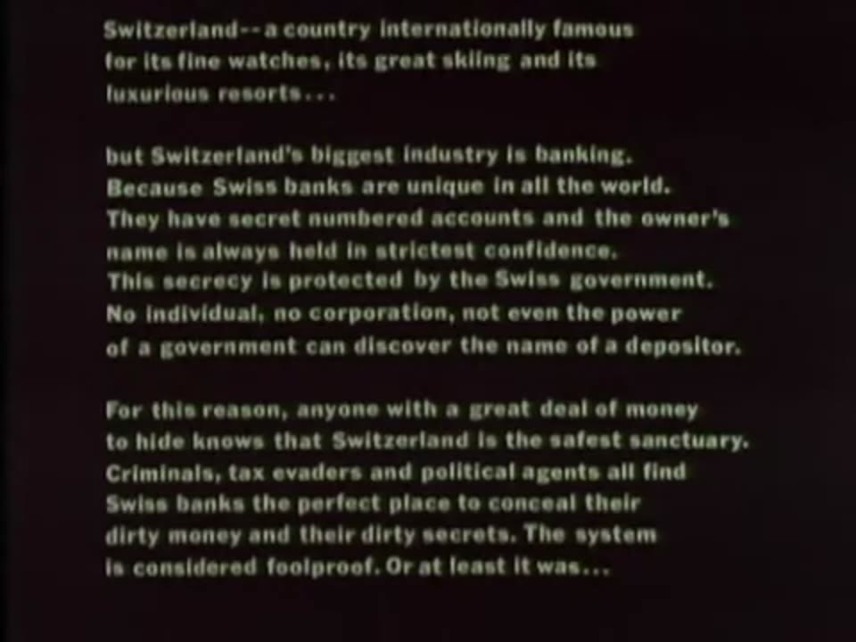 The Swiss Conspiracy (1976)