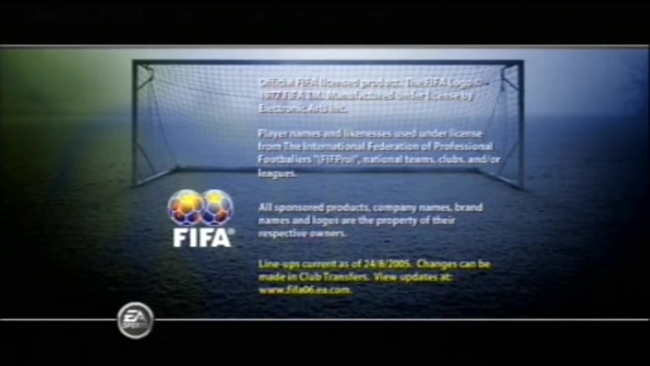 FIFA 06 Xbox PAL Gameplay