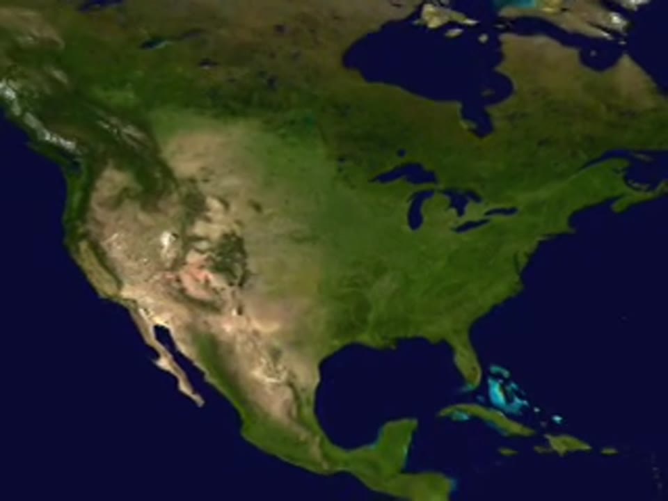 NDVI Animation over Continental United States
