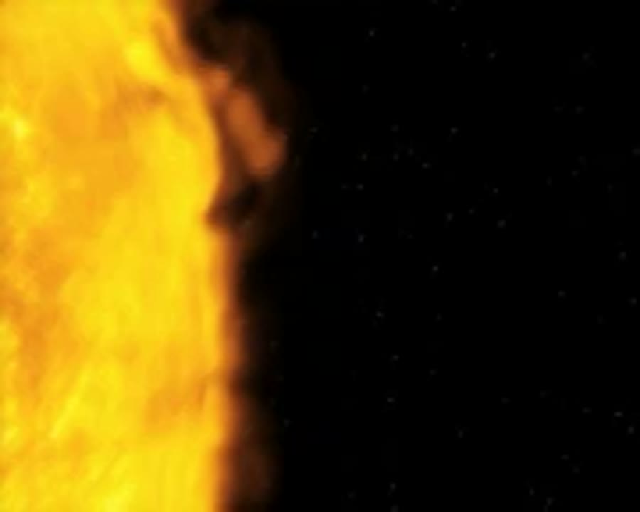 Too Close for Comfort: Hubble Discovers an Evaporating Planet