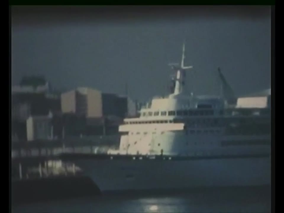 'SS Canberra' P&O Cruise Ship Archive Footage (June 1976) Kodak 35mm Film Reel 4K