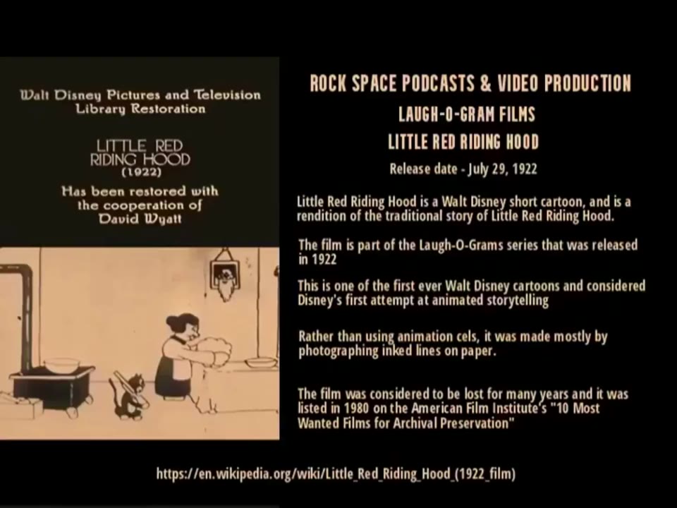 Little Red Riding Hood (1922)