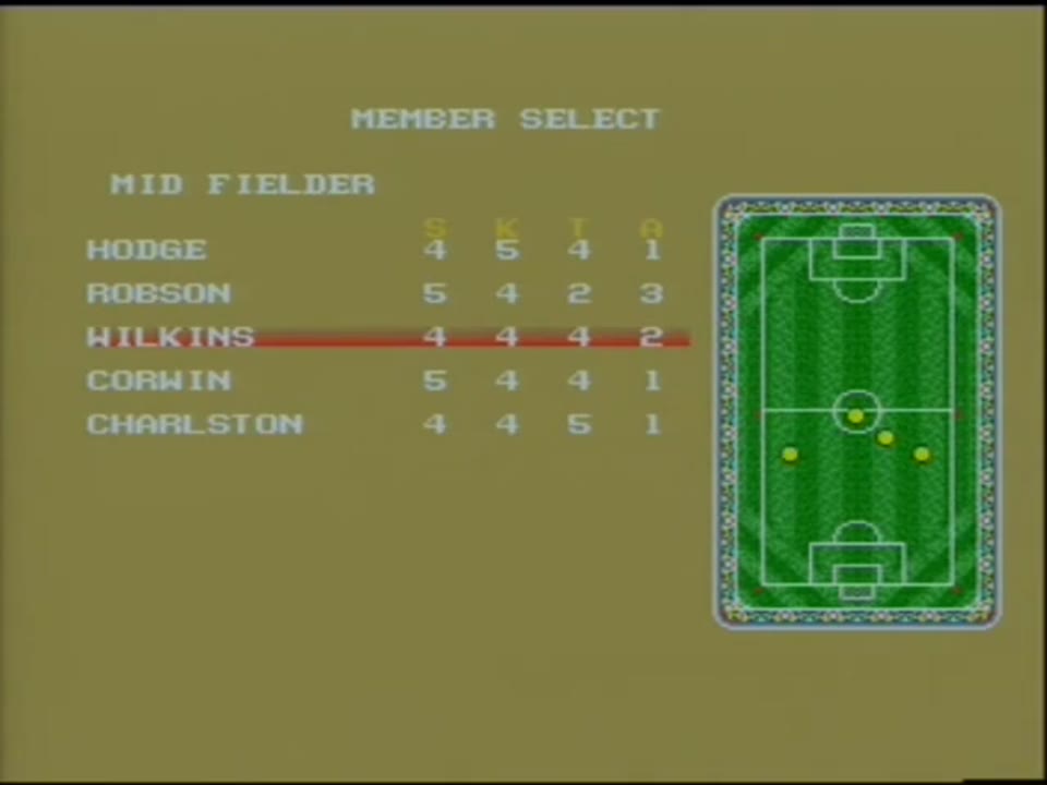 World Cup Italia ' 90 Sega Mega Drive PAL Gameplay