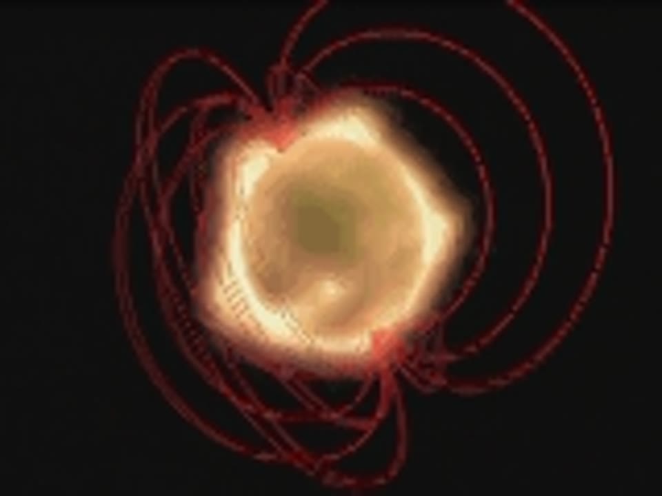 Animation of a Magnetar