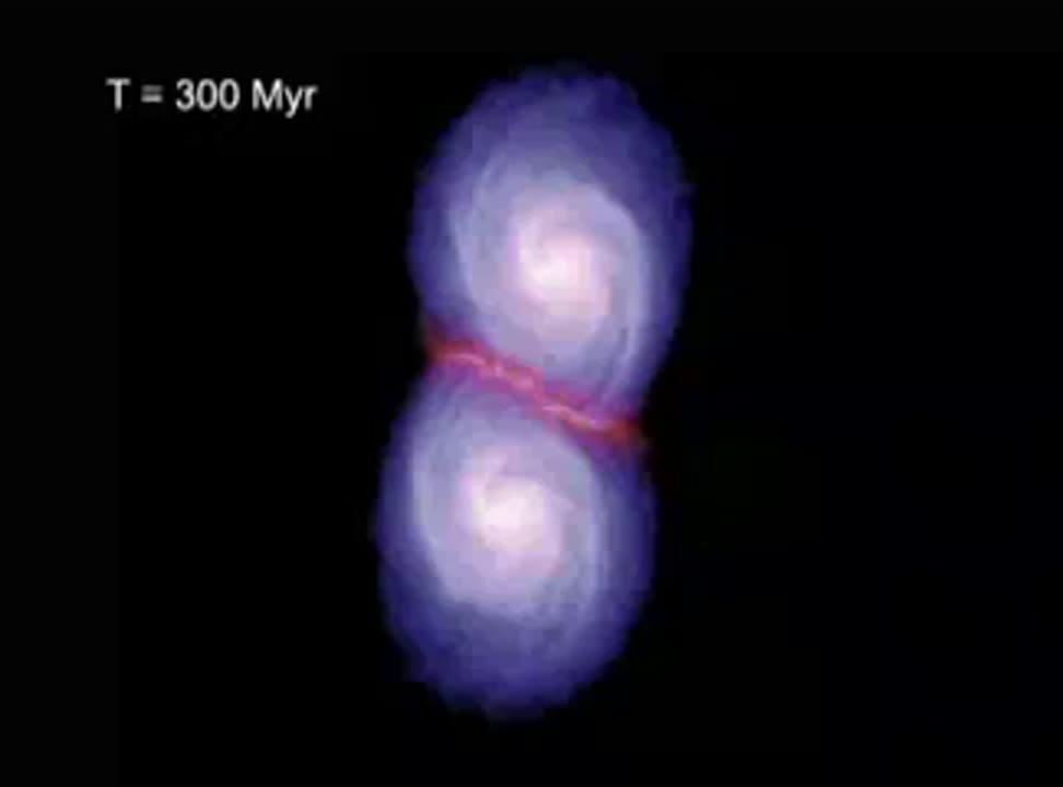 Submillimeter Galaxies in the Chandra Deep Field-North (SMG 123616.1+621513) Animations