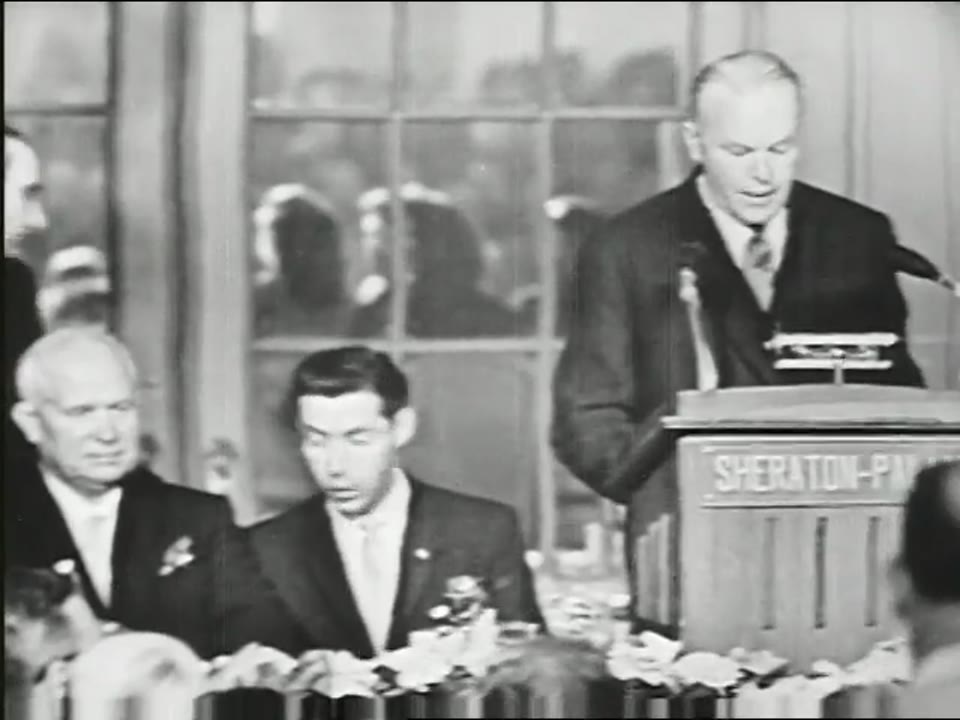 [San Francisco Mayor George Christopher and Nikita Khrushchev]