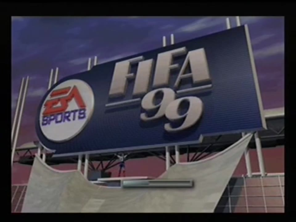 FIFA Soccer ' 99 Play Station PAL Gameplay