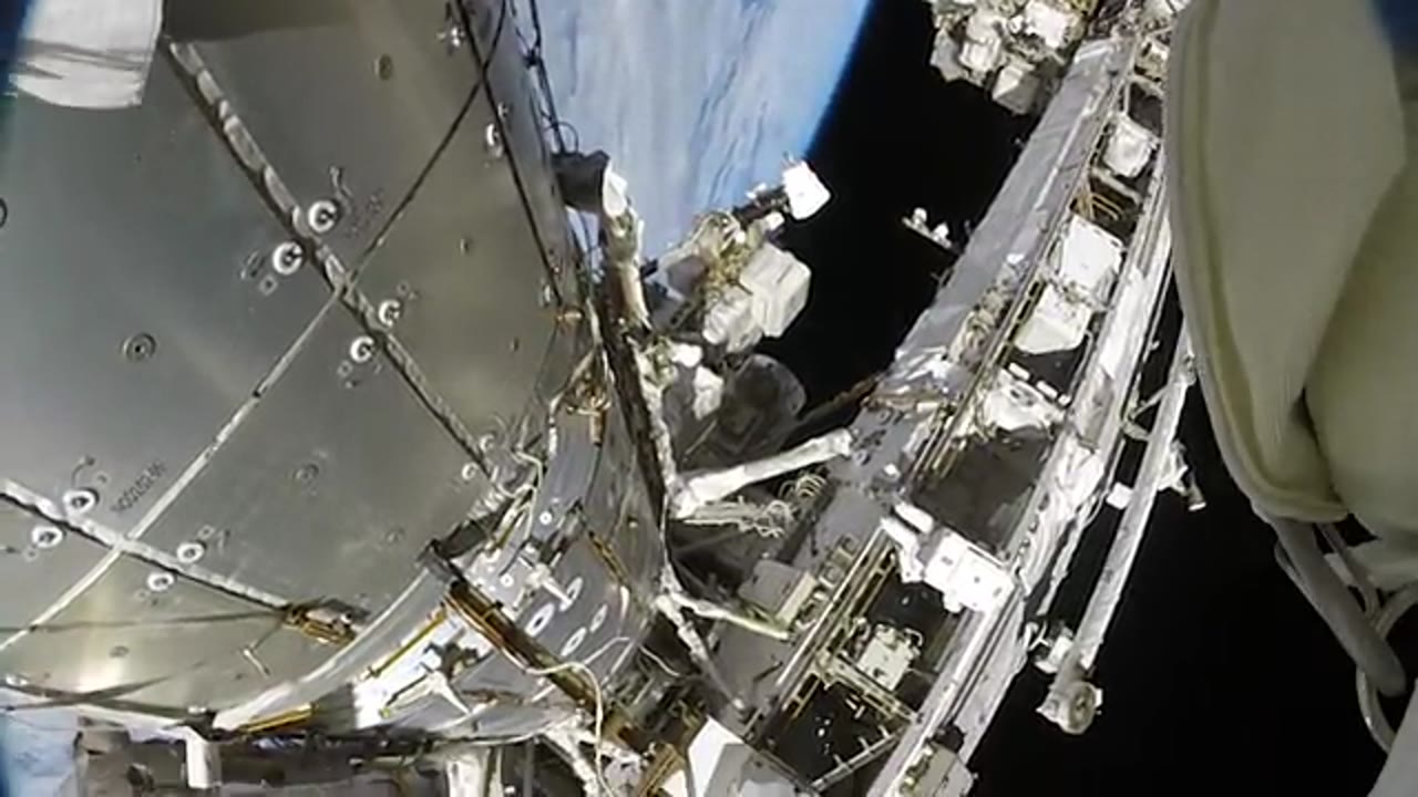 Action Cam Footage from U.S. Spacewalk #41