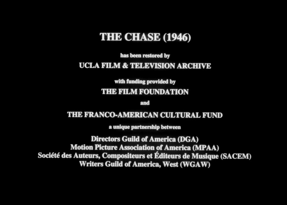The Chase 1946 Film-noir ★★★ CC [1:25:52]
