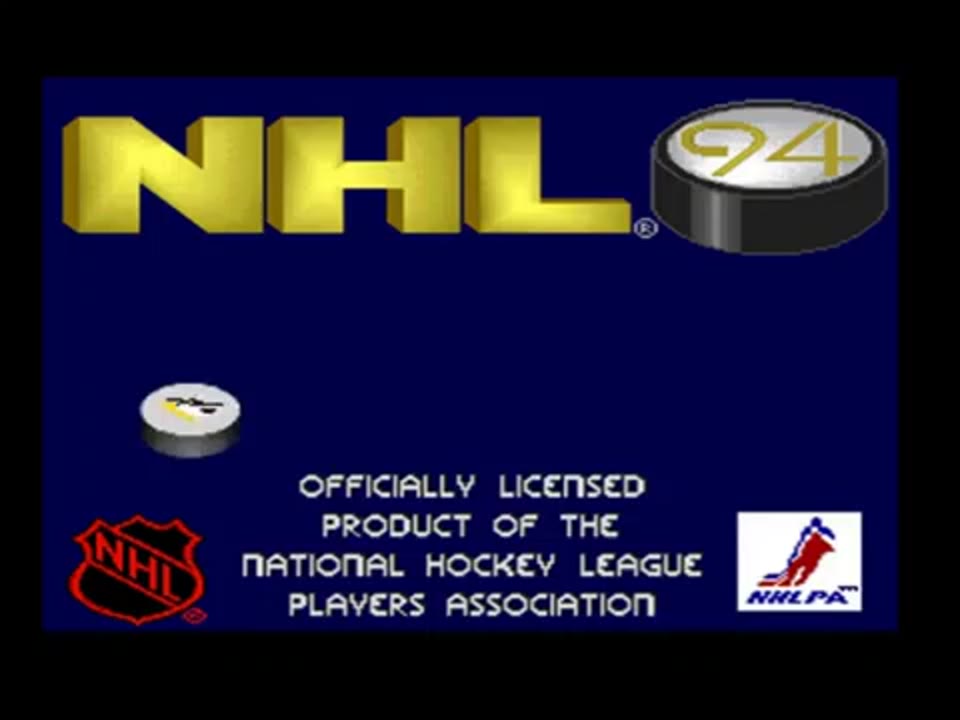 NHL Hockey '94 Nintendo SNES PAL Gameplay