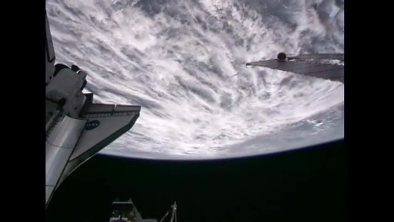 ISS and Shuttle Crew Farewells