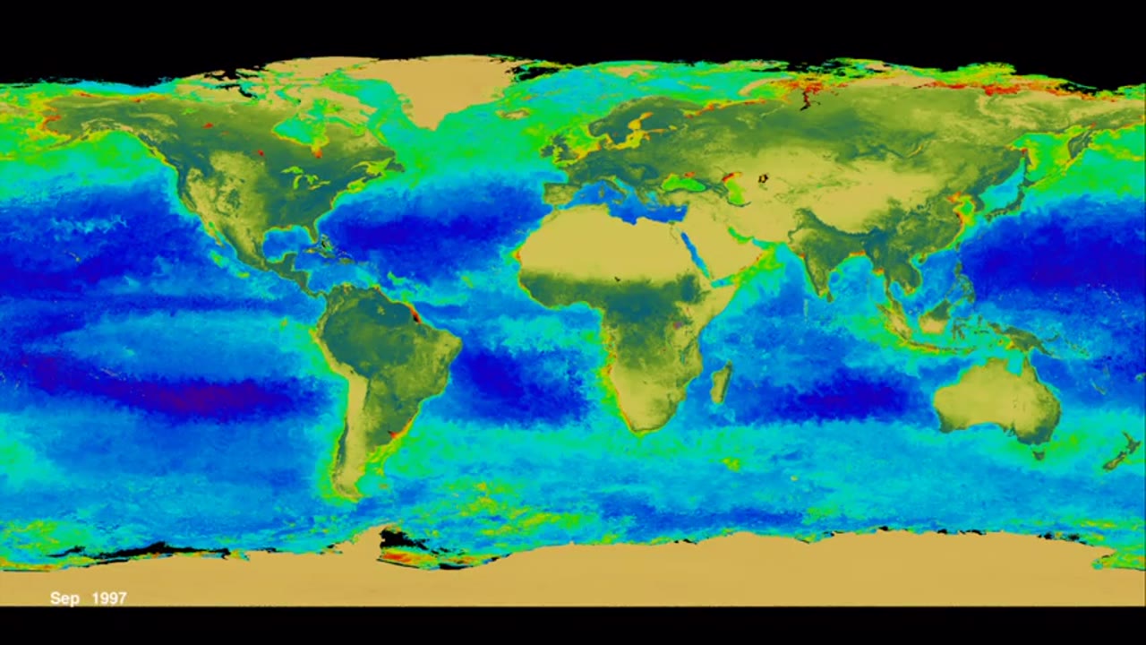SeaWiFS Views the Whole World with Three Years of Data