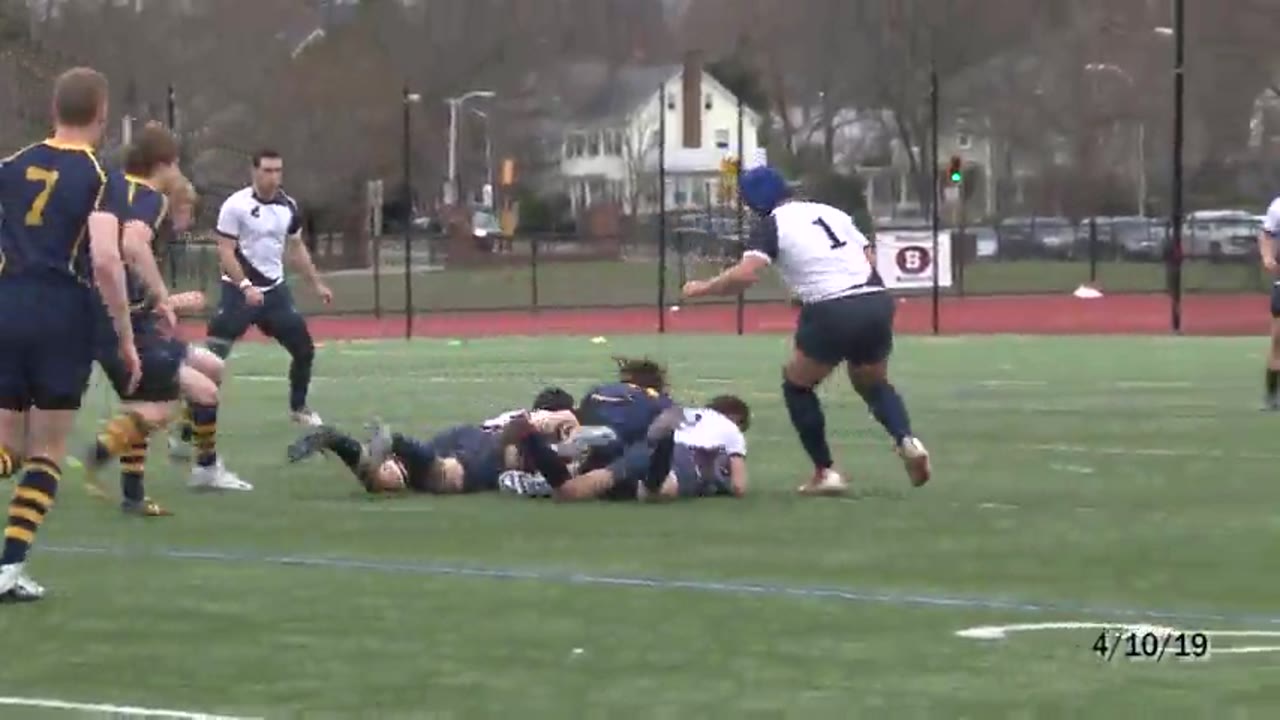 BHS Varsity Boys Rugby: Belmont Marauders vs Needham Rockets 04/10/19