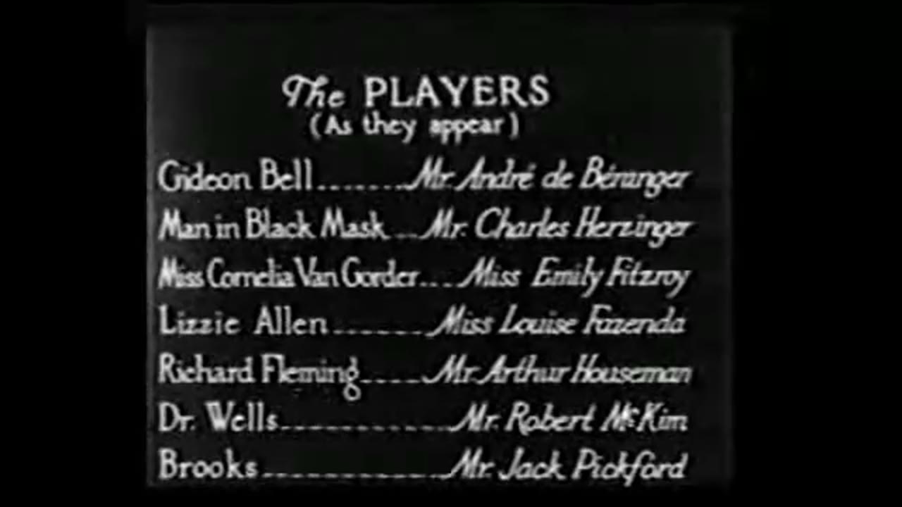 The Bat (1926)