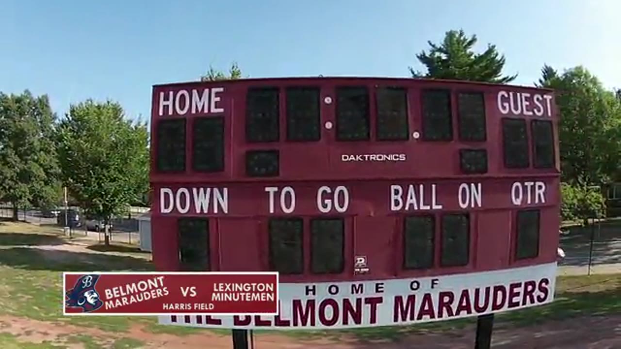 BHS Sports TV presents: Boys Varsity Football: Marauders vs Lexington Minutemen 1st HALF 10/23/15