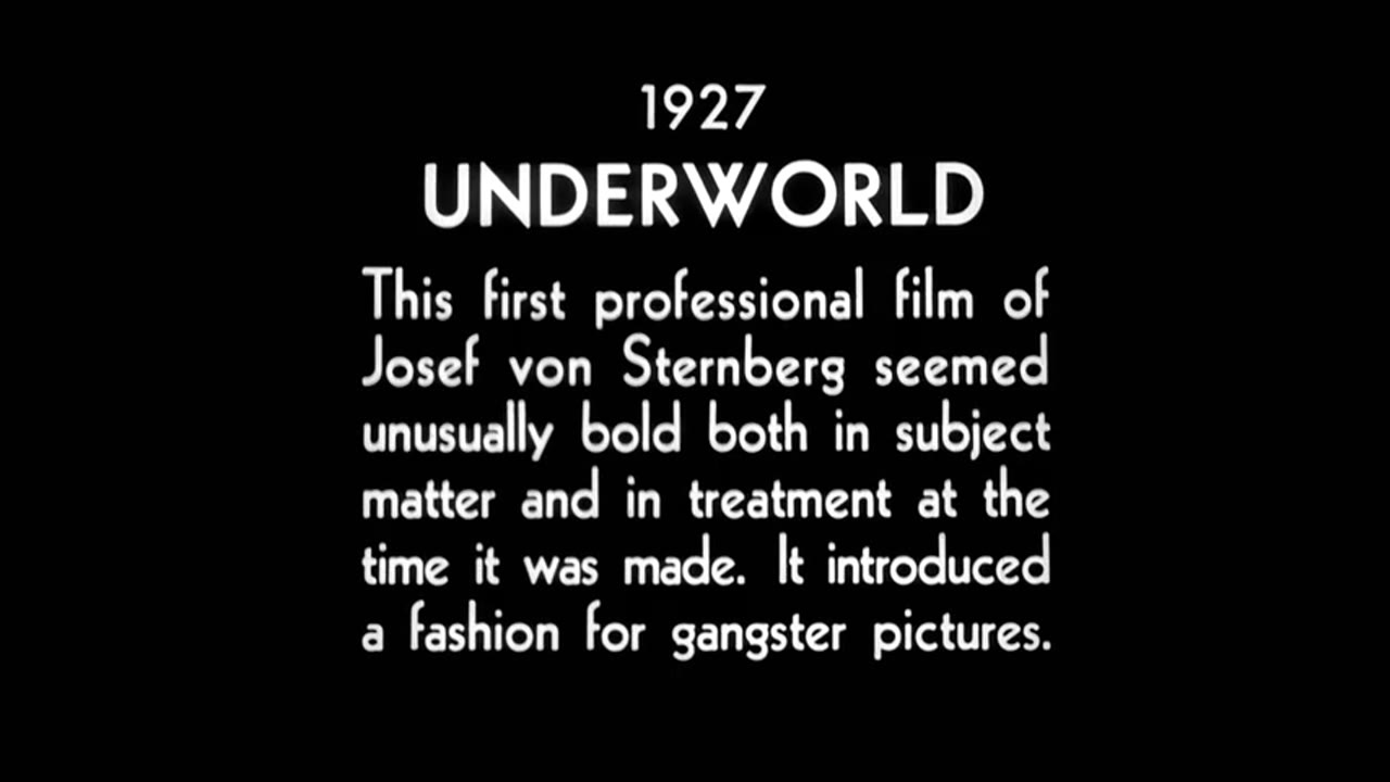 Underworld (1927)