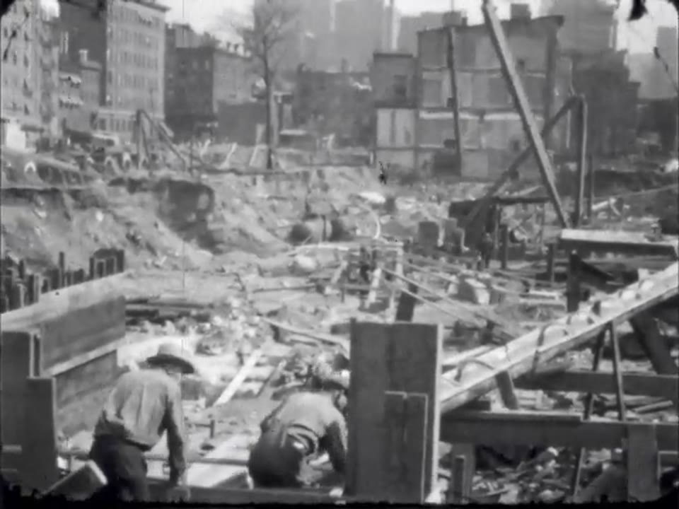[Home movie: 098667: Construction of London Terrace Apartments, New York 1929]