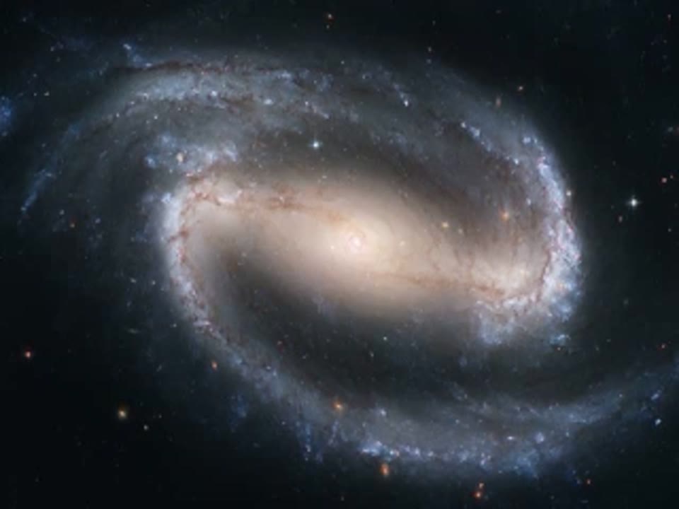 A Poster-Size Image of the Beautiful Barred Spiral Galaxy NGC 1300