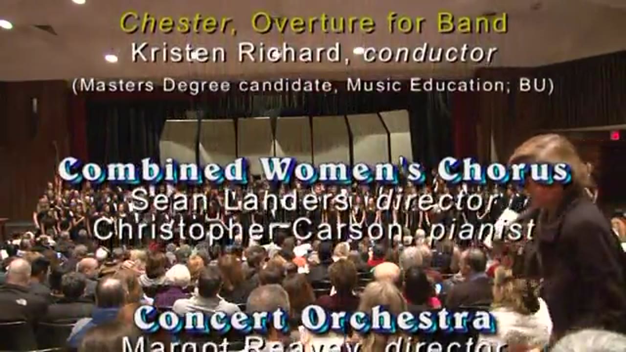 Belmont Public Schools Music Programs: Winter Concert 12/17/14
