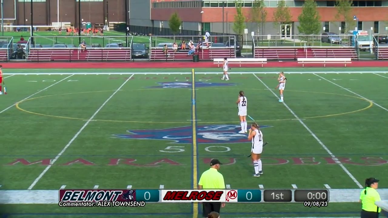 Belmont HS Girls Varsity Field Hockey: Marauders vs Melrose Raiders 09/08/23
