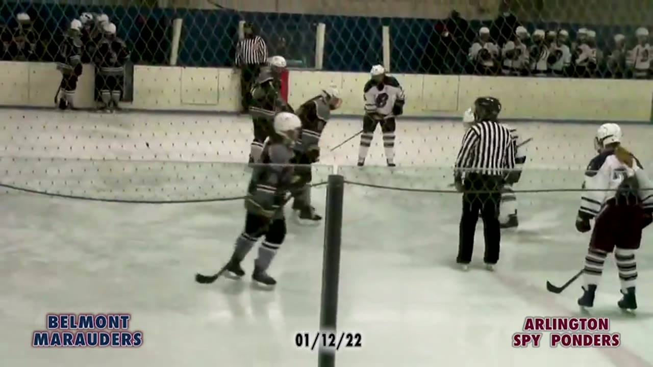 BHS Varsity Girls Ice Hockey: Marauders vs Arlington 01/12/22